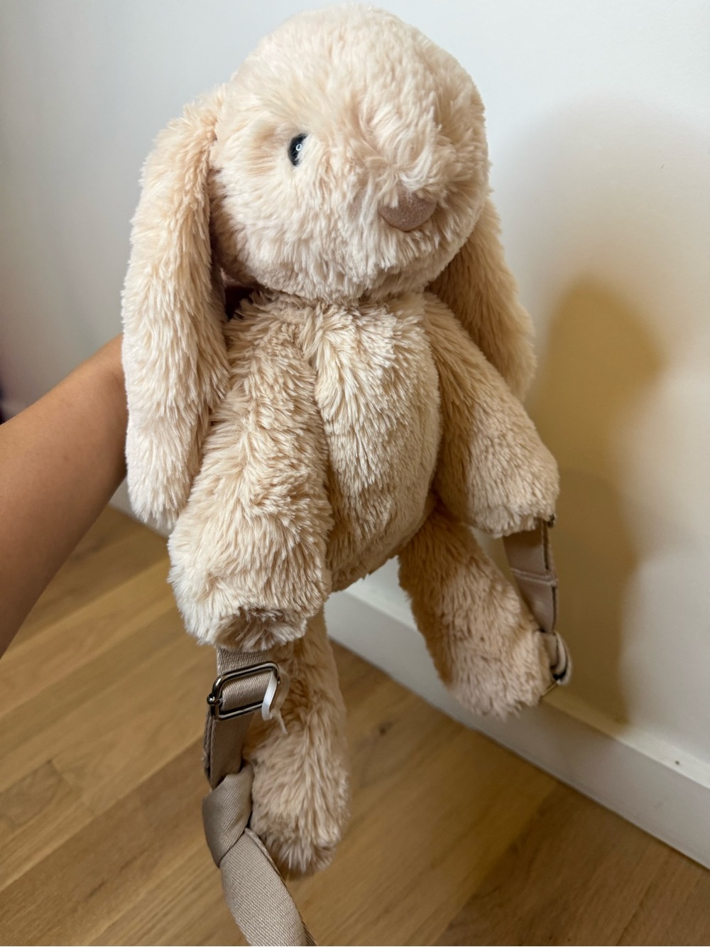 Jellycat Smudge Rabbit Bunny Backpack Authentic - Picture 3 of 8